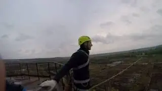 Прыжки с веревкой в Минске, 30 метров