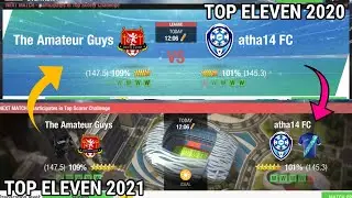 Before and After The Top Eleven 2021 Update