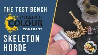 Testing CONTRAST Paints by Citadel - Skeleton Horde