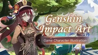 【Translation Fundraising】Genshin Impact Art-Game Character Illustration