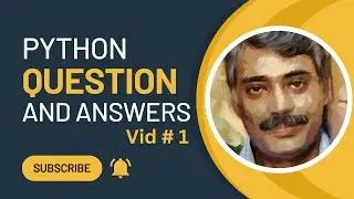 Python QA #1(Video Clip #3 - Python)