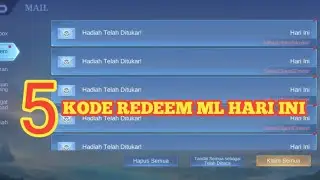 KODE REDEEM ML HARI INI - BURUAN KLAIM 5 KODE REDEEM ML HARI INI!!
