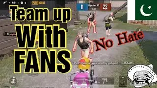 PUBG Mobile | TDM Match | Teaamup with Enemies (FANS) | No Hate | ADii Gamers