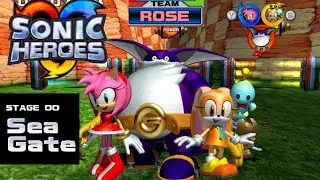 Sonic Heroes - Team Rose - Sea Gate (Stage 00)