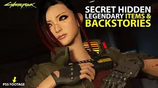 *NEW* Secret Hidden Legendary Items & Its Backstories in Cyberpunk 2077