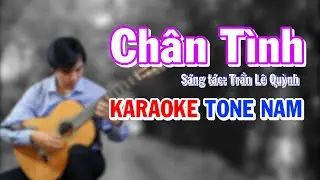 Chân Tình - Karaoke Guitar - Tone Nam - NBC