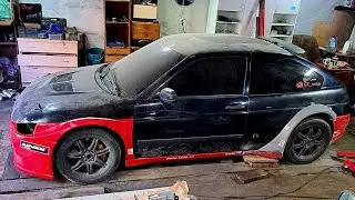 ВАЗ 2112 купе WTCC полный привод . Сборка самой быстрой двенашки в мире 3 часть .