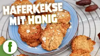 Haferflockenkekse mit Honig und Nüssen
