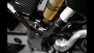 Honda CR 500 carbon frame guards fitting instructions