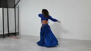 Morena Danza del Ventre Abito Blu