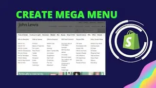 Create Shopify Mega Menu And Shopify Collections in 24hrs 