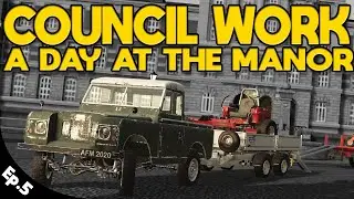 COUNCIL WORK! Lawncare on Chellington Valley - Farming Simulator 19 -  Ep. (with Wheel Cam)
