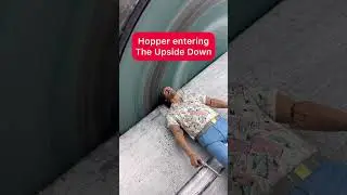Hopper entering The Upside Down