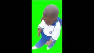 kid walking from school meme (green screen)
