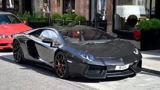 Loud Lamborghini Aventador with Capristo exhaust in London