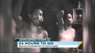 RESCUE DRILL REACHES TRAPPED CHILEAN MINERS