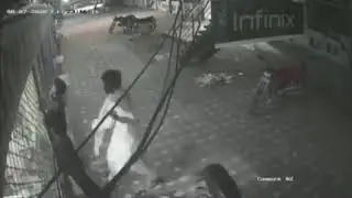 #CCTVShocked # #ElectricShockedMan One life was saved from the present brain.  See who was rescued b