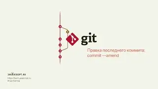 5.3 Git – Reset – Правка последнего коммита: commit --amend