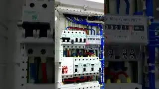 Пример выполненных электромонтажных работ. щит abb uk600 #электромонтаж #губкин