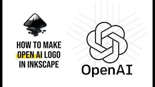 Design logo Open AI di Inkscape -