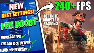 BEST Fortnite Chapter 5 Season 3 Settings | Fortnite Chapter 5 Season 3 FPS BOOST Guide