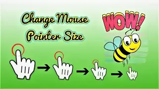 How mouse pointer size change