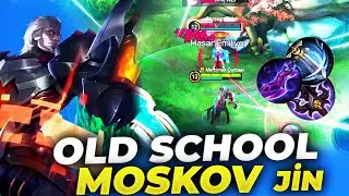 OLD SCHOOL MOSKOV Jin 😎 | 500 DEFA GANK GELEN KAGURAYI KANALİZE EDİYORUM - Mobile Legends