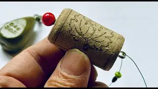 Làm phao câu cá rất nhanh chóng - Fishing bobber from cork and safety pins is quick and easy