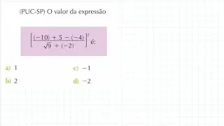 ✅EXPRESSÃO NUMÉRICA COM POTÊNCIA E RAIZ QUADRADA