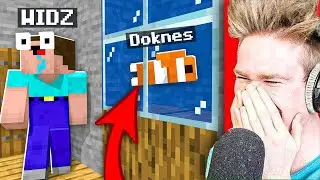 Jak Długo Mogę Żyć W BAZIE Widza JAKO RYBA Zanim Zauważy? XD | Minecraft Extreme
