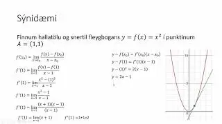 Snertill – diffurkvóti - afleiða