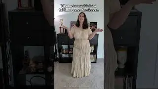 Oops! Well I'm happy where I am! #cloak #gamedev #sewing #renfaire #cottagecore #shorts