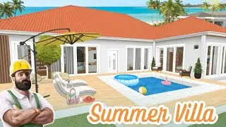🏡 House Flipper Mobile | Summer Villa Tour | 82 Classic Class Court 🌴☀️