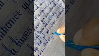 Easy and fast handwriting | English handwriting fast and beautiful | #youtubeshorts #handwriting