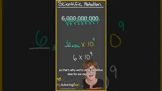 Scientific notation how to write standard form in scientific notation #algebratips #mathhelp #math