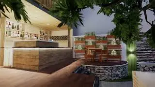 Bagaicha Restaurant Design | Master Plan 3D Model | Kamero Consults