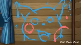 Poipole Likes To Draw and Drew Pikachu
