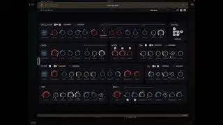 Iearning a bit of iOS music stuff.. tinkering with AUM, Lagrange Synthesizer, Fugue Machine