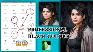 Professional Black Colour Photo editing | Lightroom mobile | Black Colour | face smooth | tutorial