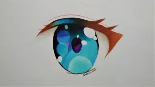 Tutorial menggambar dan mewarnai mata Anime MUDAHHH!!!
