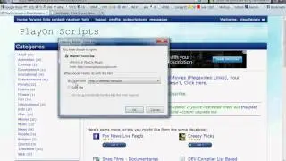 How to install PlayOn scripts( in win7)
