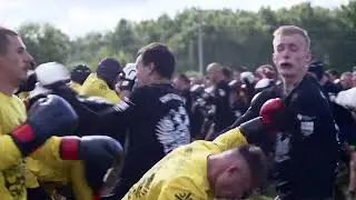 Кулачный бой на фестивале «Гуляй Город»