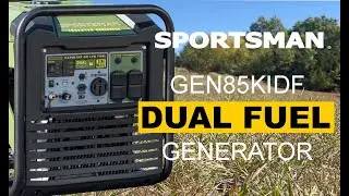 Powerful 8,750 Surge Watts Dual Fuel Inverter Generator