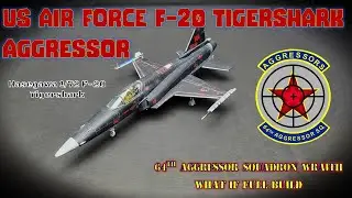 1/72 US Air Force F-20 Tigershark Aggressor - 64th Aggressors Wraith What If Full Build