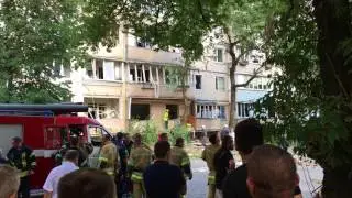 Взрыв в жилом доме Киева по улице Бурмистенко