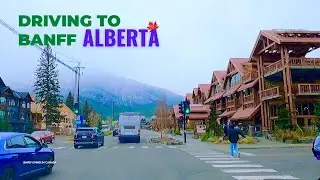 Driving in BANFF Alberta