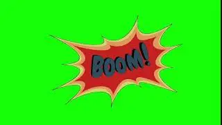 Green Screen Comic Text Effects