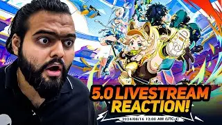 GENSHIN IMPACT 5.0 LIVESTREAM REACTION! | NATLAN, PYRO ARCHON & MORE!