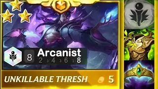 8 Arcanist with  ⭐ ⭐ ⭐ Thresh  TFT Set 11PBE
