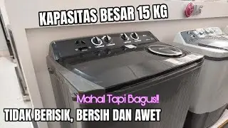 MESIN CUCI LG 2 TABUNG 15 KG P1500RTM DILENGKAPI LAPISAN ANTI TIKUS